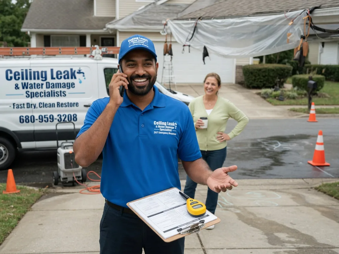 Ceiling Leak Cleanup Norwood, NC FAQs
